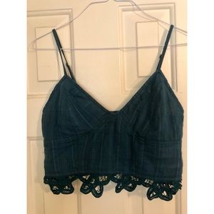Free People One Teal Bralette